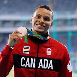 Andre Degrasse, Olympic sprint runner, motivational sports speaker